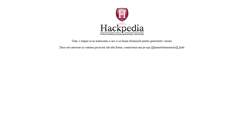 Desktop Screenshot of hackpedia.info
